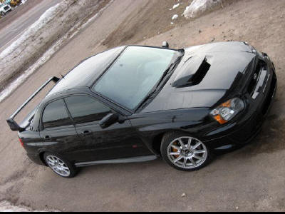 My 2005 STI shortly before it got totalled.
