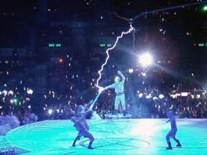 Andy Lau and the 7million volt stunt