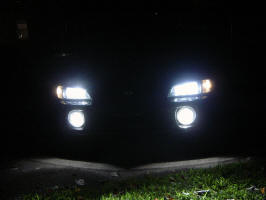 Car at night.