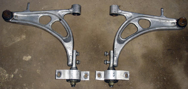 STI forged Aluminum Alloy control arms.