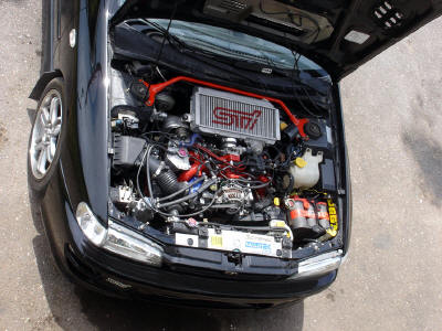Car engine bay