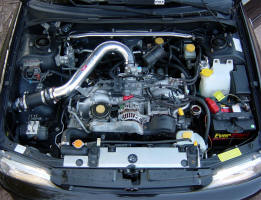 Engine bay.