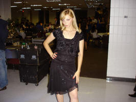 At a formal dance.