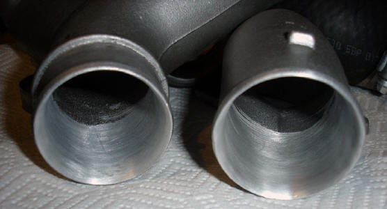 Ported and Polished intercooler hoses.