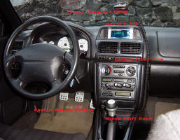 Car interior.