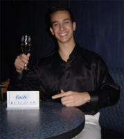 Drinking some Champagne at the VIP lounge in "Funk", my favorite club in Chicago.