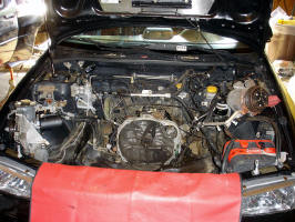 Engine removed.