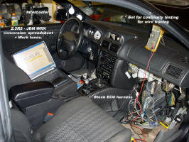 Working on the interior swap.