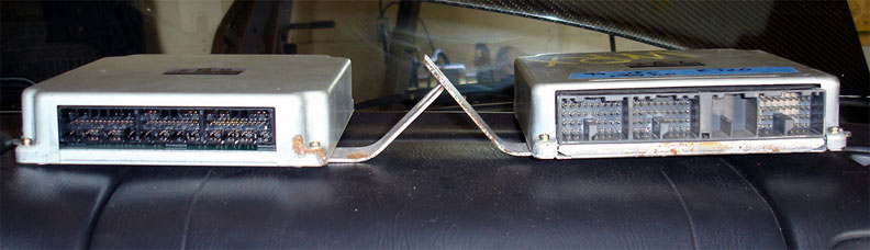 Old and new ECU.